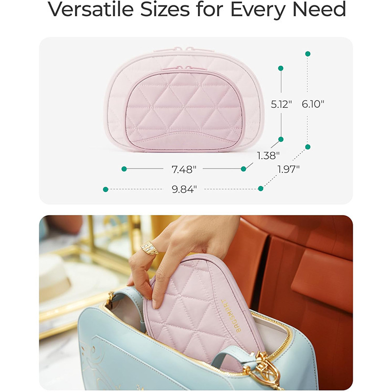Nuevo bolso de joyería de viaje de Amazon, bolso de almacenamiento de joyas, caja de almacenamiento de joyas, rollo de almacenamiento, anillo, collar, pendientes