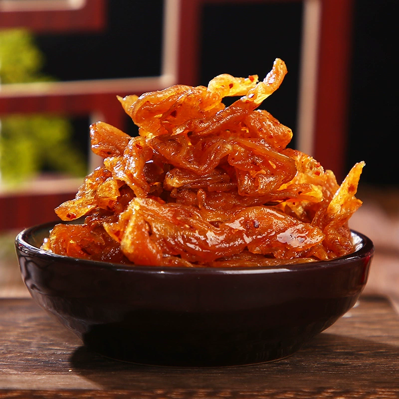 Острый вегетарианский shredded 'Shui Ji' снек, насыщенное веганское мясо, упаковка 18 г