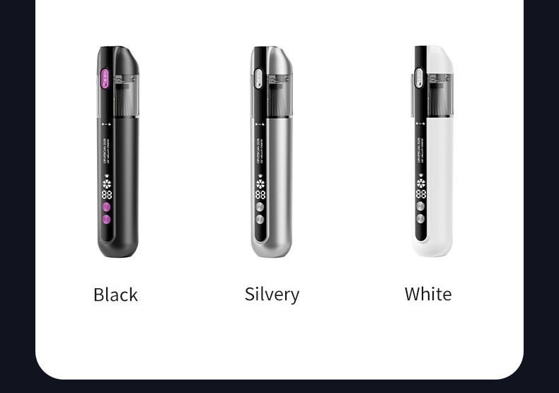 Car Vacuum Cleaner, Wireless, Multi-Functional, High Suction Power, Portable, Small, Wireless Vacuum Cleaner for Car and Home Use