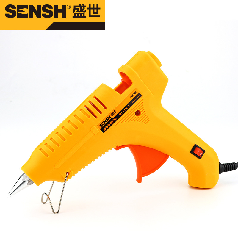盛世批发热熔胶枪手工美缝胶枪电热溶高粘胶条热融胶棒儿童热胶枪