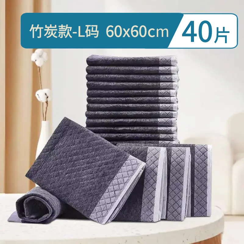 【竹炭消臭】Lサイズ 60×60cm×40枚/パック