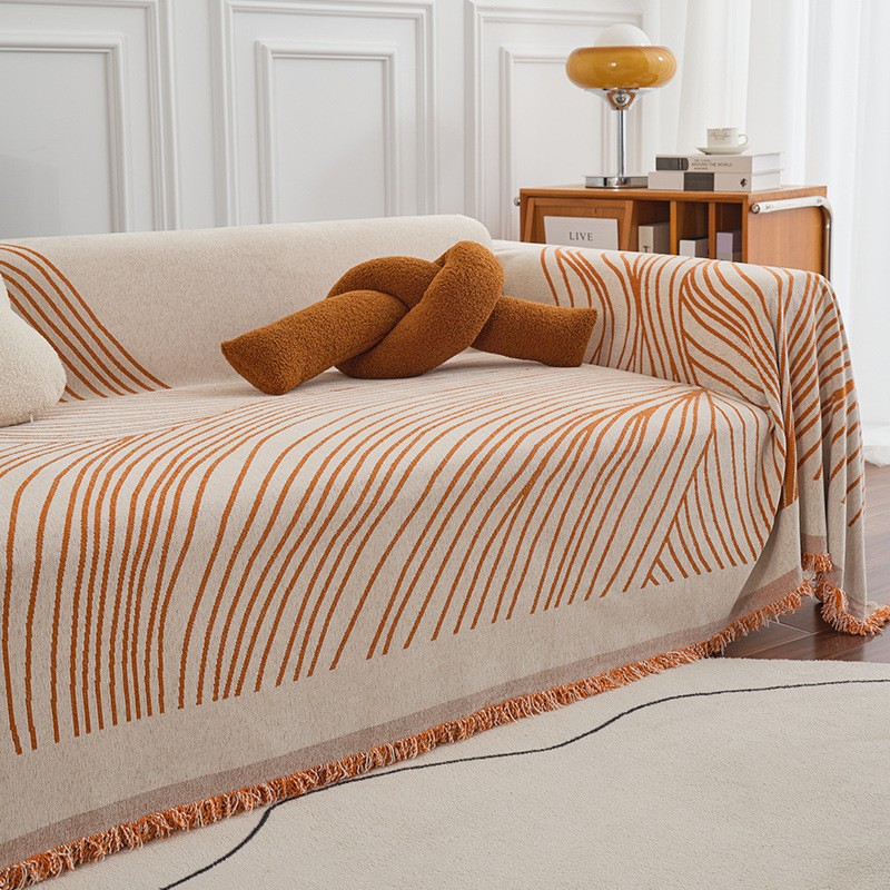 Housse de canapé élastique minimaliste française anti-griffes_voghion.com