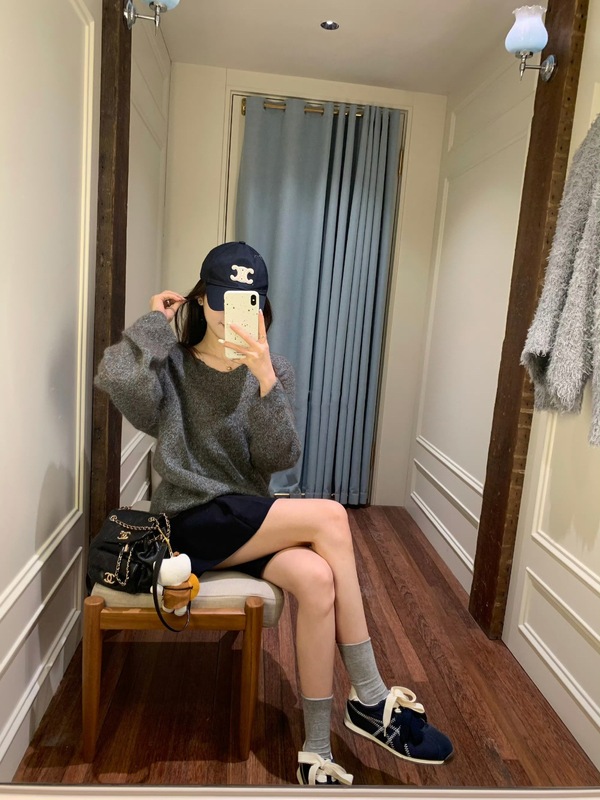 羊皮版~芭蕾风百搭真皮厚底德训鞋女百搭休闲运动板鞋绑带阿甘鞋|undefined