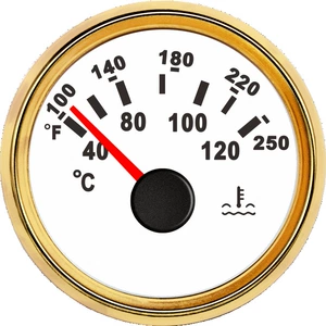 SJ series DN52mm pointer type water temperature meter 12V/24V voltage Marine vehicle