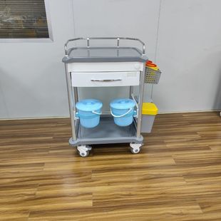 Stainless steel medical medicine delivery car ABS treatment car medicine change car medicine delivery cabinet medicine car medicine car