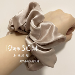 批發大腸發圈19姆米5cm丸子頭扎頭髮發繩 跨境女士頭繩禮品