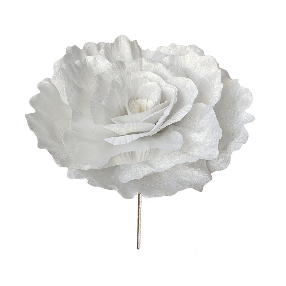 White flannel peony flower 50cm