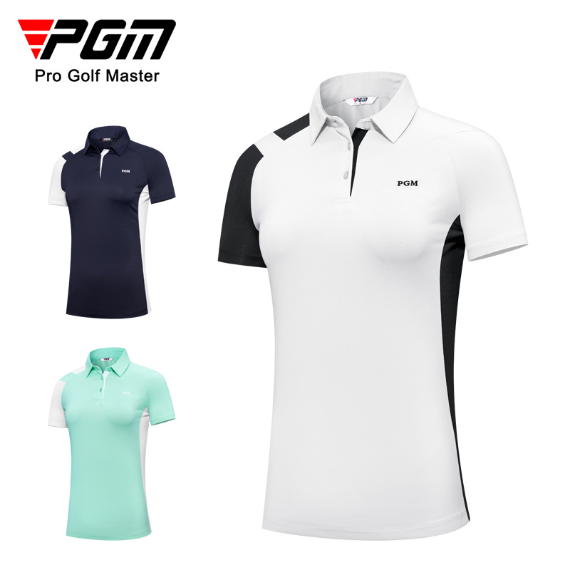 Áo thun golf nữ ngắn tay thể thao thoáng khí nhanh khô — Yf551-màu xanh lá cây, YF551-màu trắng, KUZ149-Màu đen, KUZ149-màu trắng