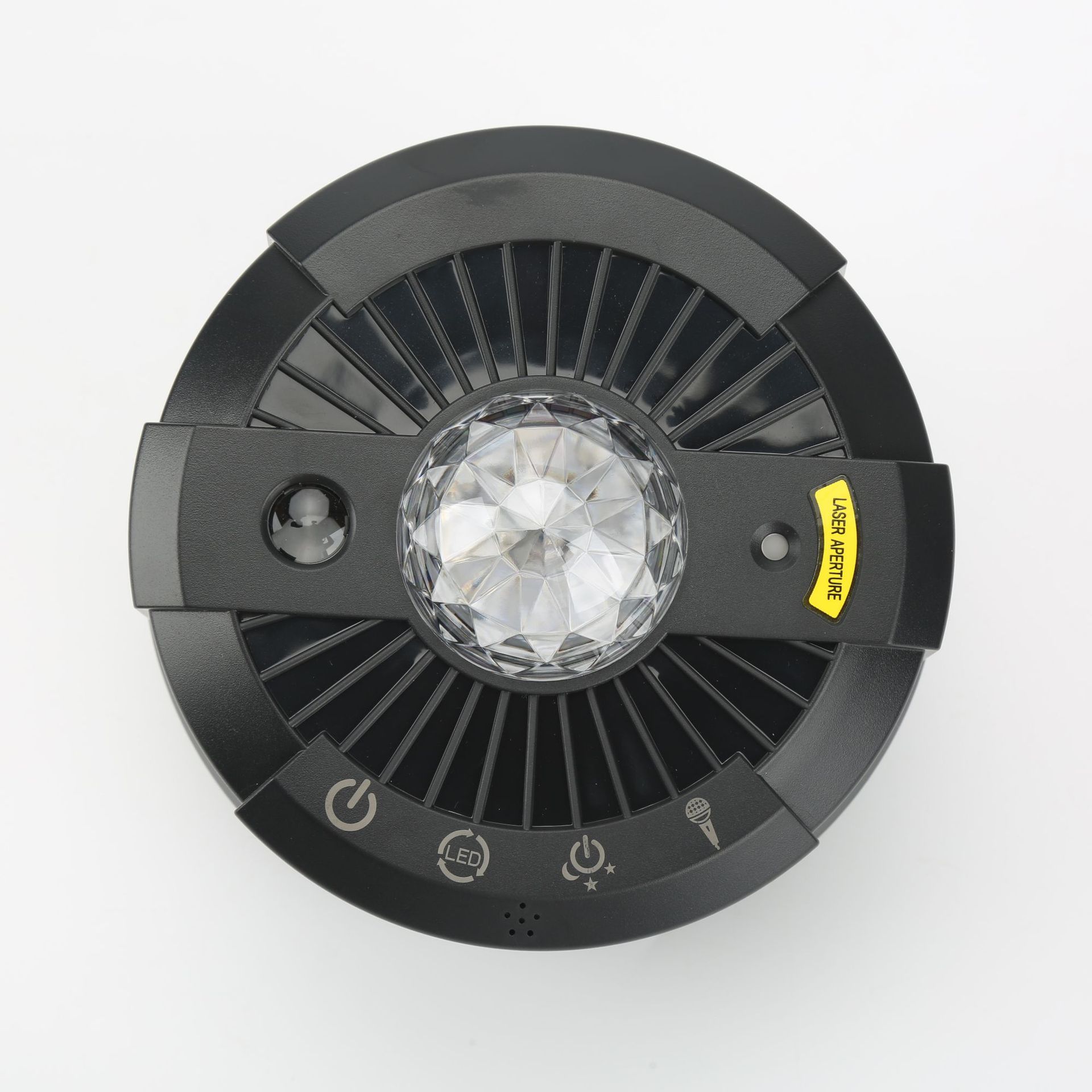 月亮星空灯黑色涂鸦智能APP激光投影夜灯浪漫氛围灯厂家加工定制