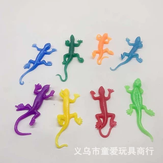 厂家直销环保TPR 软料彩色蜥蜴，新奇儿童整蛊蜥蜴玩具，扭蛋玩具