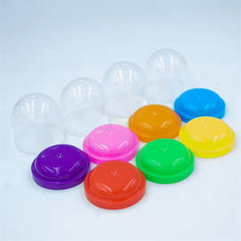 1英寸彩色平底扭蛋壳Vending Acorn Toy Capsules橡子壳玩具胶囊