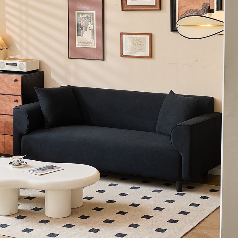 New Small Apartment Fabric Sofa for Living Room, Guesthouse, Rental Apartment, Clothing Store, Straight Two to Three-Seater Sofa