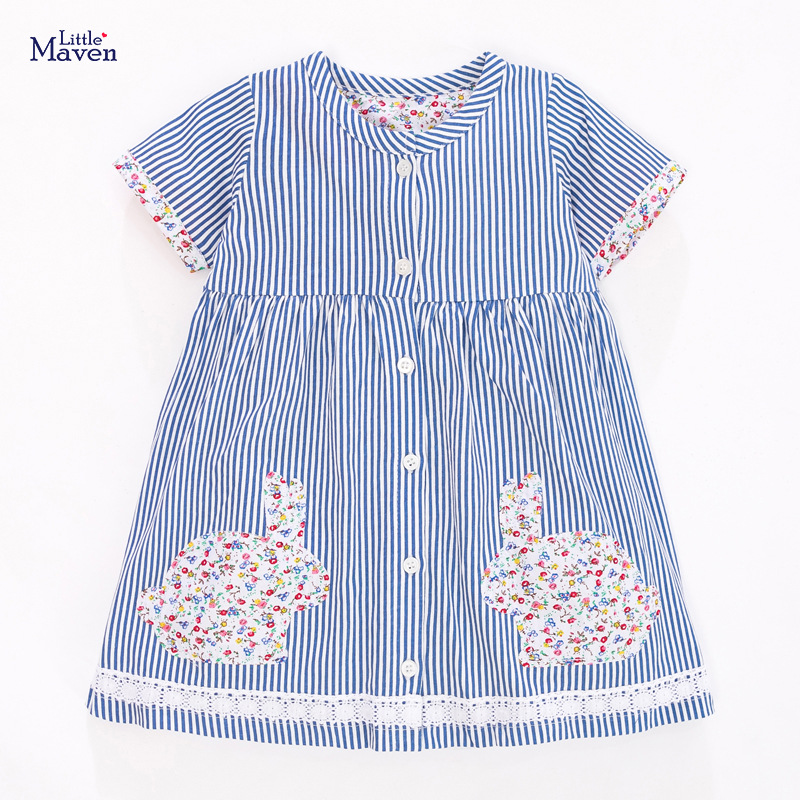 Little maven girls dress European and Am...