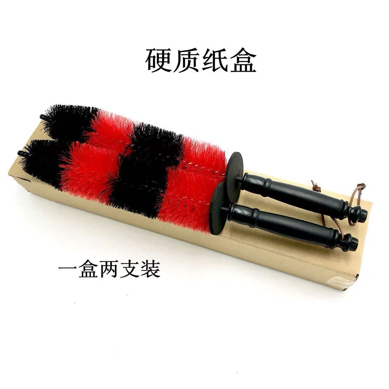 メーカー直販の2色延長鋼輪ブラシハブ洗浄ブラシタイヤブラシ弾力糸ブラシ毛はブリスター紙箱を配合することができる