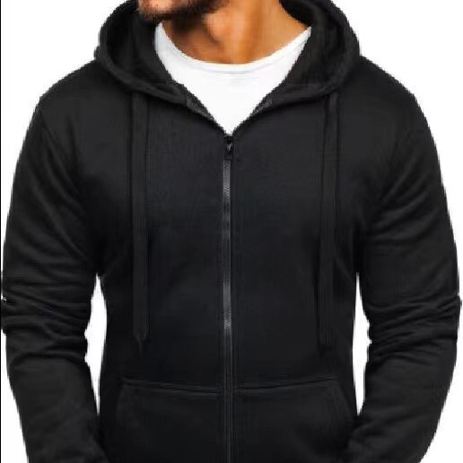 Foreign trade autumn and winter men's and women's large size running sports pullover cardigan hoodie long sleeve fitness leisure sweater