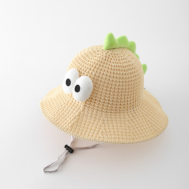 Sombrero de protección solar para niños Sombrero de paja de verano Sombrero grande Sombrero para niños Sombrero para el sol Protección UV Sombrero de pescador para niños