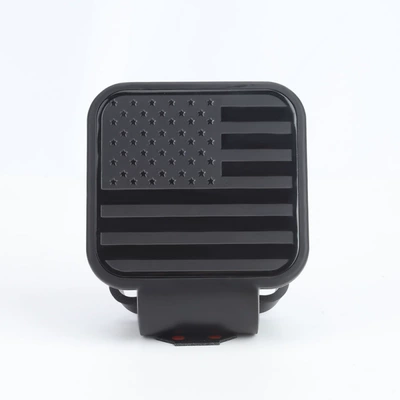 Cover for Trailer Hitch, Square — Other Automotive Exterior Supplies - american-flag-black-single-pack