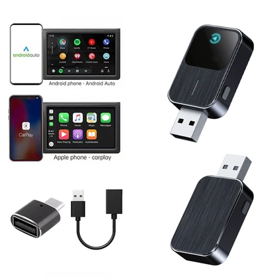 Upgraded Wireless Carplay Simsiz CarPlay və Android Auto - k2-black-adapter-extension-cable-neutral-english