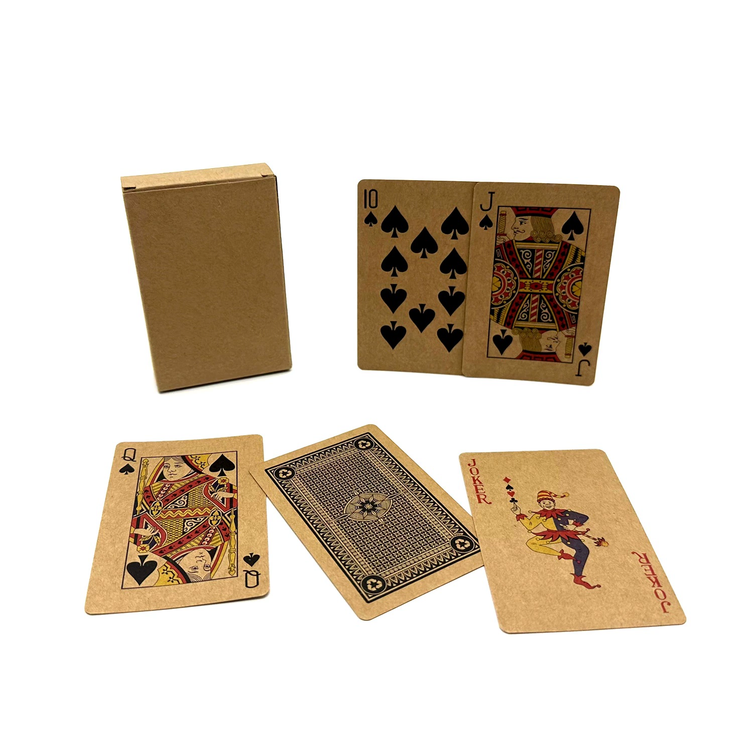 Leather playing cards, toy