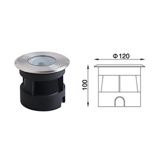 Underground light led villa courtyard square lighting polarized underground light outdoor waterproof step light led underground light