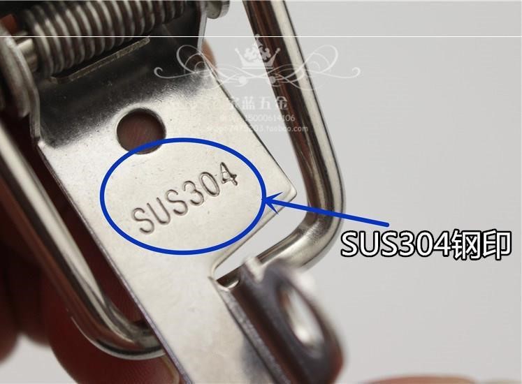 农用锁扣门扣弹簧搭扣工具箱铁扣车厢货车箱子半挂大鸭嘴食品工