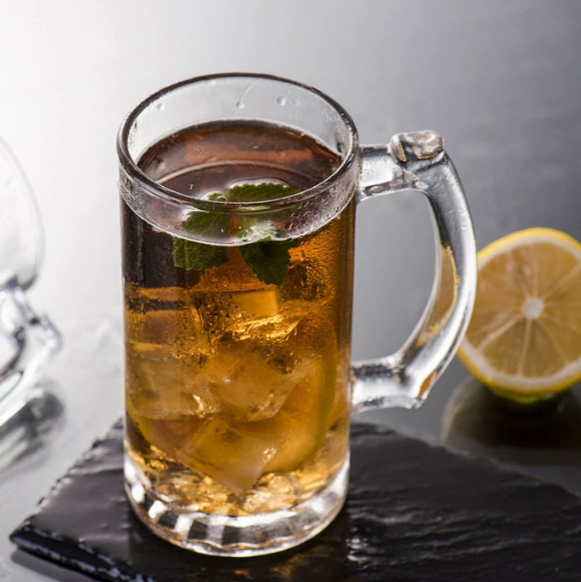 С ручкой стеклянная чашка для дома кружка с водой кружка с пивом и пивом