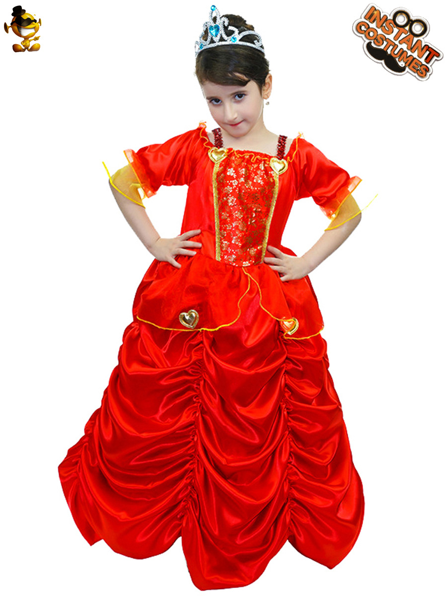 Niña niños princesa vestido niñas princesa Europea etapa rendimiento partido traje Cosplay Halloween
