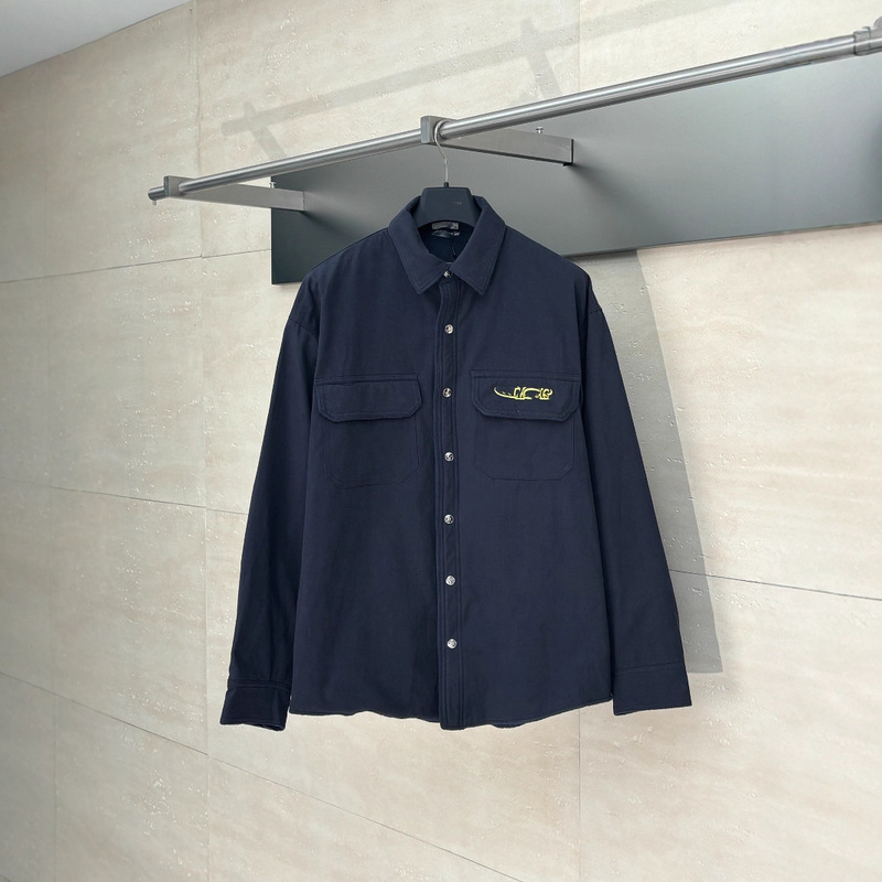 Ceiling Quality 25 Trendy Brand New D Brand Navy Blue Cotton Denim Jacket Jacket for Men and Women, Same Trendy Style