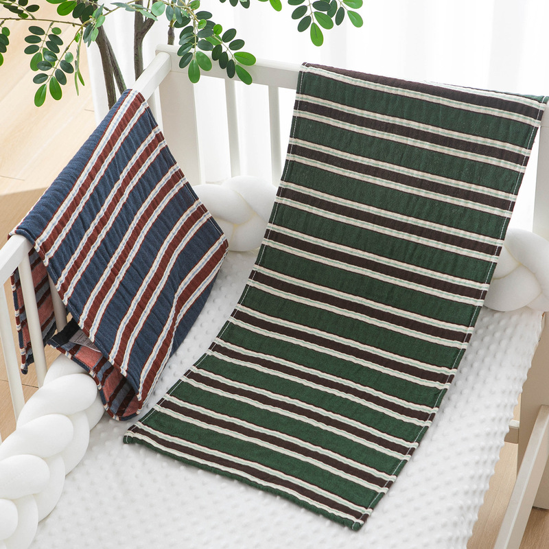 4-Layer Gauze Pure Cotton Large Towel Adult Striped Classic Japanese Style Household Face and Bath Towel All-Cotton Face Towel 4-Layer Gauze Pure Cotton Large Towel Adult Striped Classic Japanese Style Household Face and Bath Towel All-Cotton Face Towel