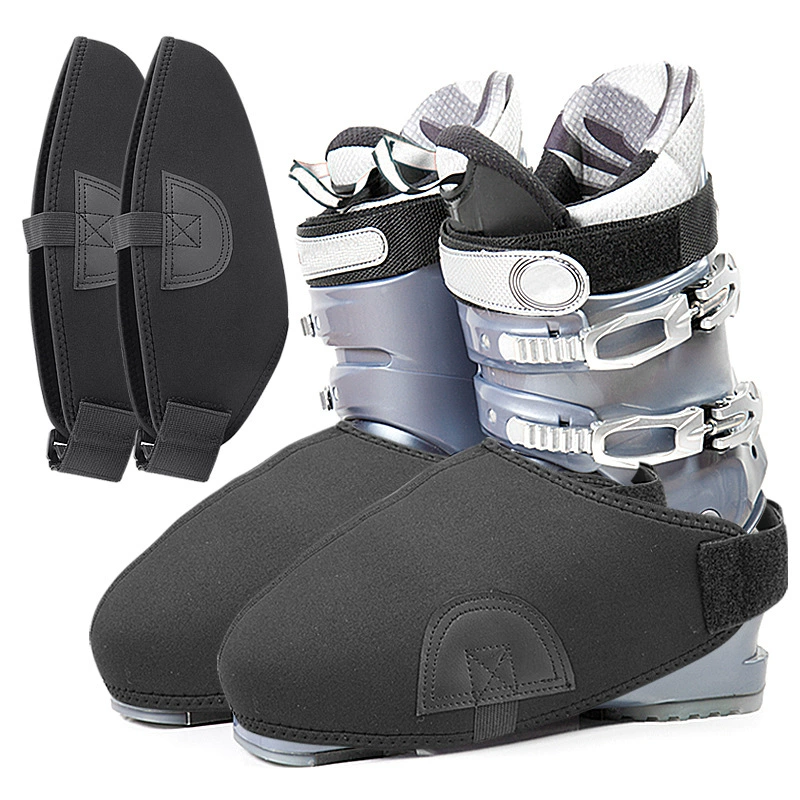 Открытый двухборный лыжный бахилы для мужчин и женщин Универсальный верхний обшивка с влажной перегородкой утолщенный и ветрозащитный бахилы