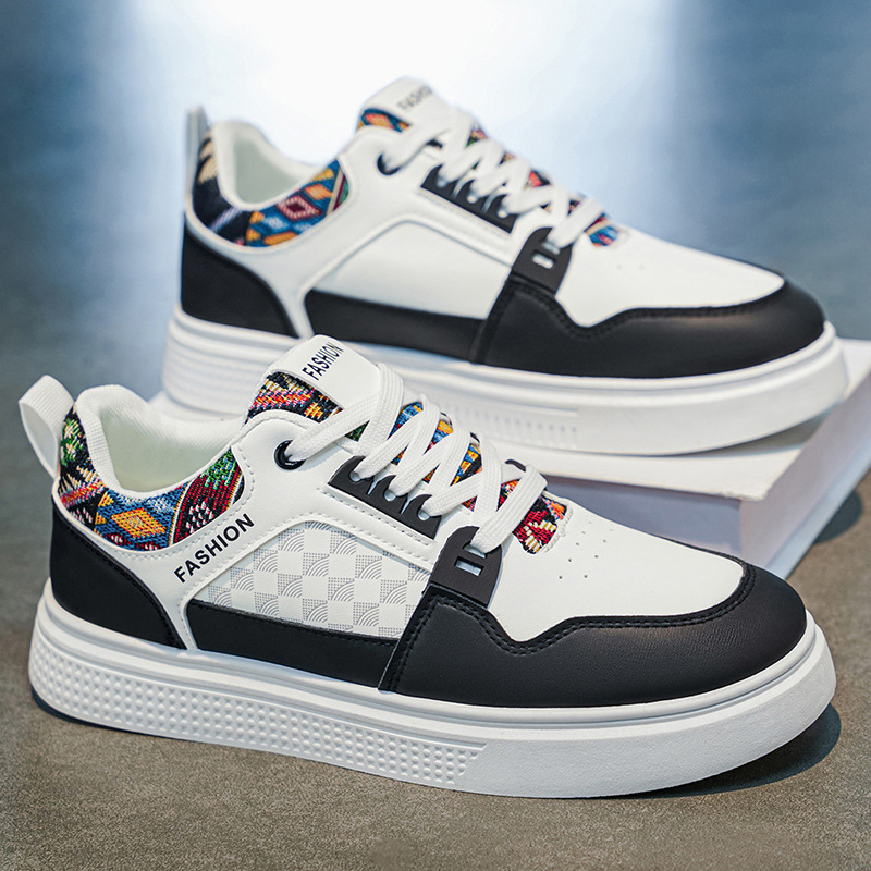 Zapatos de hombre 2026 primavera nueva moda universal zapatos de skate casuales de hombre suave antideslizante deportes transpirables zapatos de moda de estudiantes