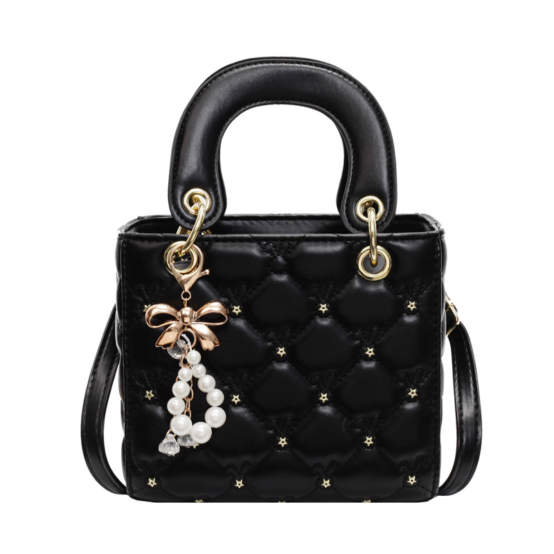 Bolsa de mano de bordado de diamante para mujeres 2025 nueva moda explosiva bolso de hombro de estilo universal estilo extranjero alta sensación de mochila