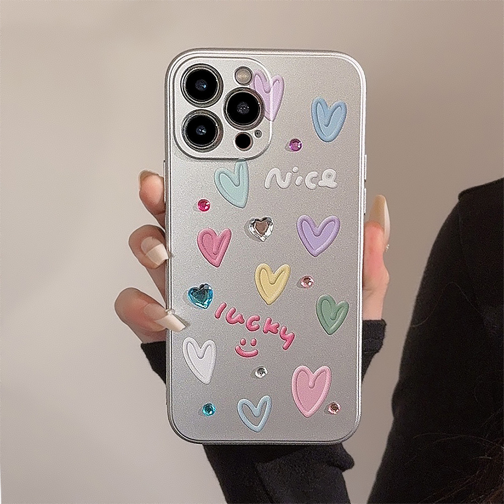 Sweet Cool Girl ins Graffiti Color Stars para iphone16/15ProMax Apple 14 funda para teléfono 13 nuevo