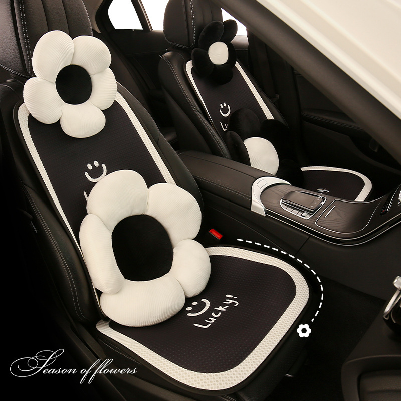 (2개) 간단한 흑백 스마일리 사계절 일반 모터 쿠션 HAVER H6 빨간 토끼 M6 큰 개 신화 H2 F7 에 적합