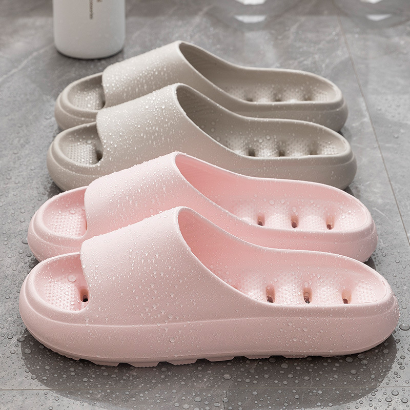 Hotel de verano antideslizante fugas de agua zapatillas de baño para hombres y mujeres Eva casa interior zapatillas de baño para parejas