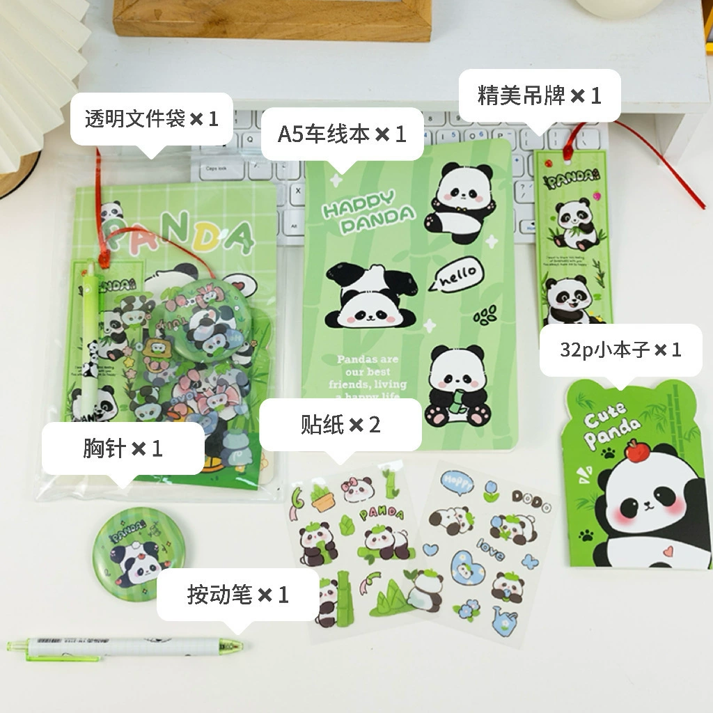 Creative stationery set, small clear pouch, for secondary school — birthday gift kit