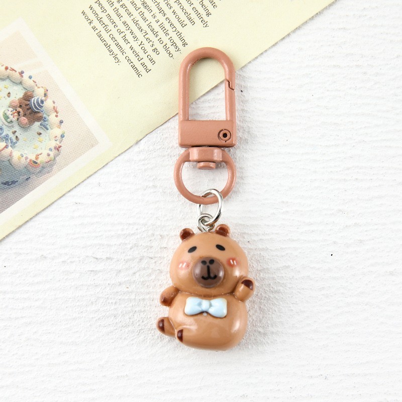 만화 수지 키체인 펜던트/나비 매듭 카피발라