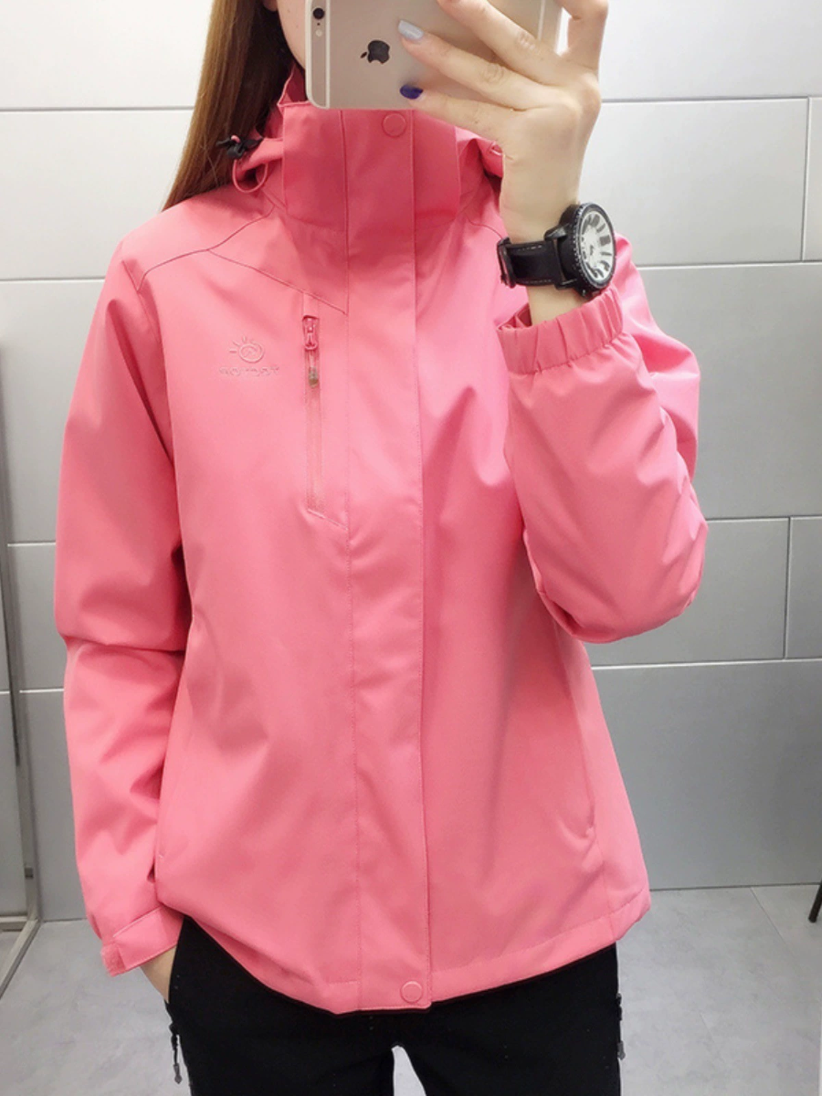 Jacket, removable fleece winter climbing travel set, three-in-one