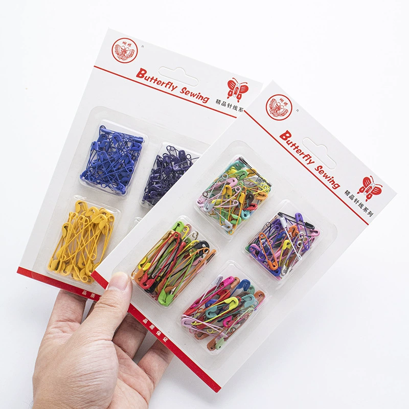 Поставка окрашенных цветных булавок для домашнего использования, булавок для держателей для карт с четырьмя отделениями, поставка в магазин за 2 юаня, набор ежедневных булавок.