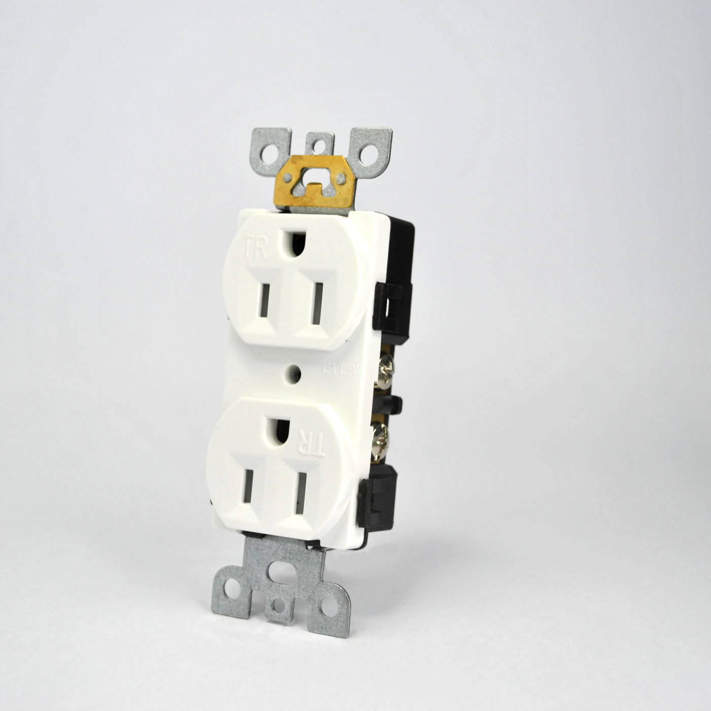 美标普通6孔插座白色插座带TR美规插座UL跨境电商专供15A20A125V