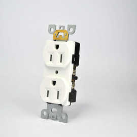 美标普通6孔插座白色插座带TR美规插座UL跨境电商专供15A20A125V