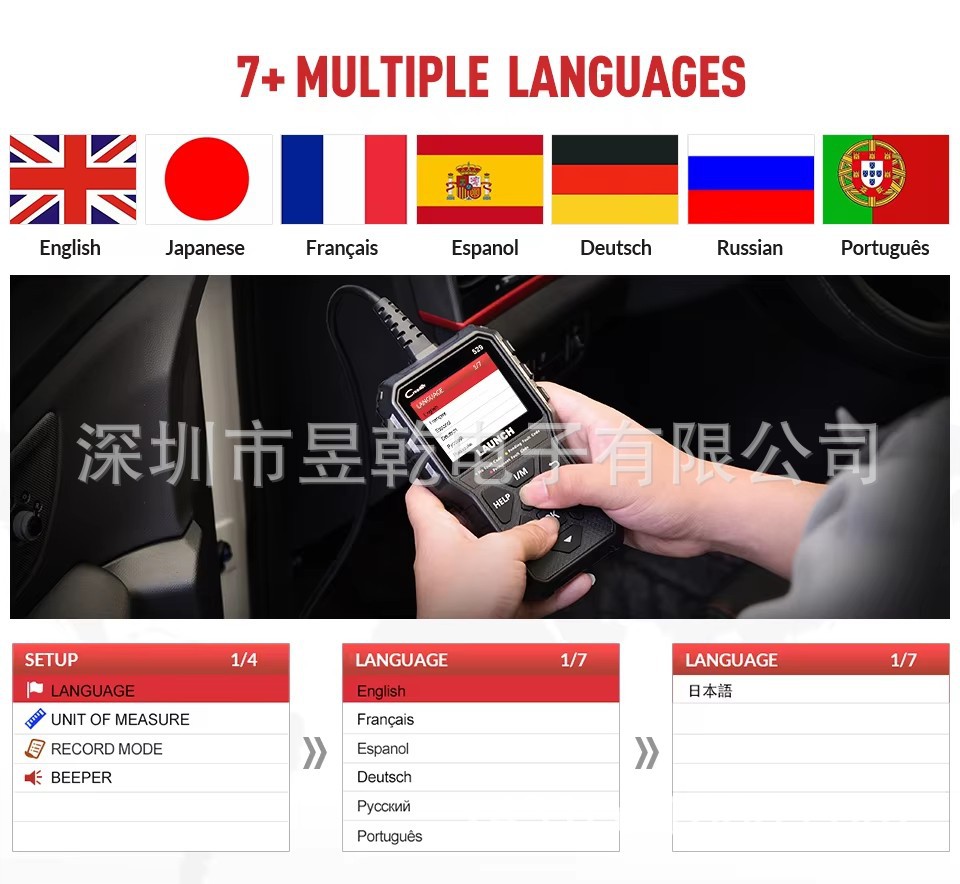 Cross-border wholesale LAUNCH Creader 529 OBD2 Scan Tool CR529 Car code reader