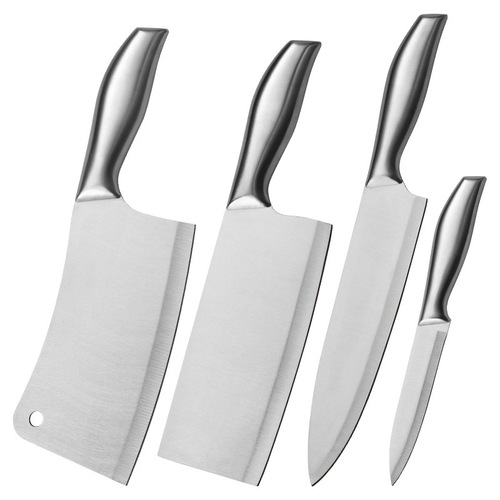 Kitchen stainless steel cleaver set, sharp slicing knife, home use, meat cutting knife, gift set of knives, wholesale