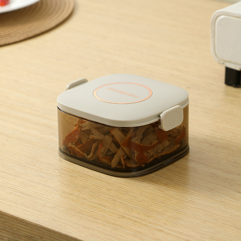 香料収納ボックスキッチン家庭用密封防湿調味料ボックス小材料分注調味料ボックスセット分注密封缶|undefined