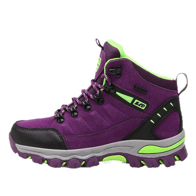 Turismo transfronterizo al por mayor zapatos de montaña para mujeres, zapatos de montaña para hombres, zapatos de montaña al aire libre, otoño y invierno