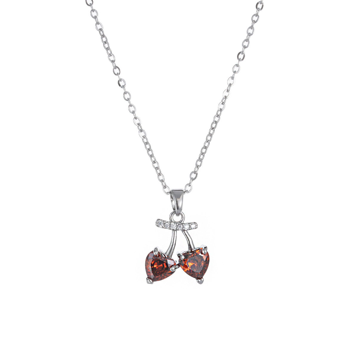 8g Weight Titanium Steel Pendant Material Pendant Necklace Classification Titanium Steel Chain Material cable chain Chain Type 1 Piece Quantity Holiday, Daily Occasion Titanium Steel, Copper Material Fruit Pattern Spring&Summer Season Women's Gender Plating Design Vacation, Classic Style Style Wholesale Jewelry Vacation Classic Style Fruit Titanium Steel Copper Plating Cable Chain Pendant Necklace 13