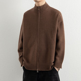 2026年秋季男士套头针织衫加厚宽松运动风圆领毛线外套青少年长袖，男装针织衫/毛衣，星座614