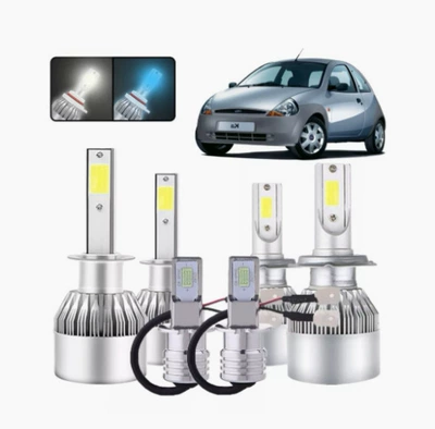 Tcyato Cross-Border Hot-Selling Led Ön faralar - c6-h7-2-pieces-c6-h1-2-pieces-silver-fog-lamp-h3-2-pieces