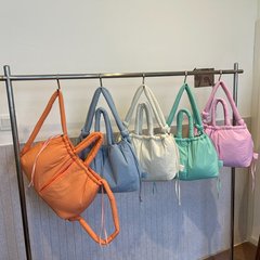 国境を越えた風潮ダウン綿服バッグ女性大容量軽量両用シングルバッグ