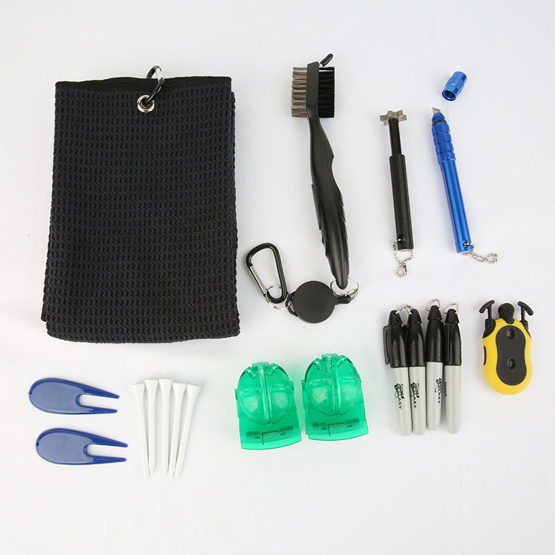 Cepillo del club de golf accesorios de golf cepillo de limpieza Toalla de golf Scriber traje de limpieza de golf